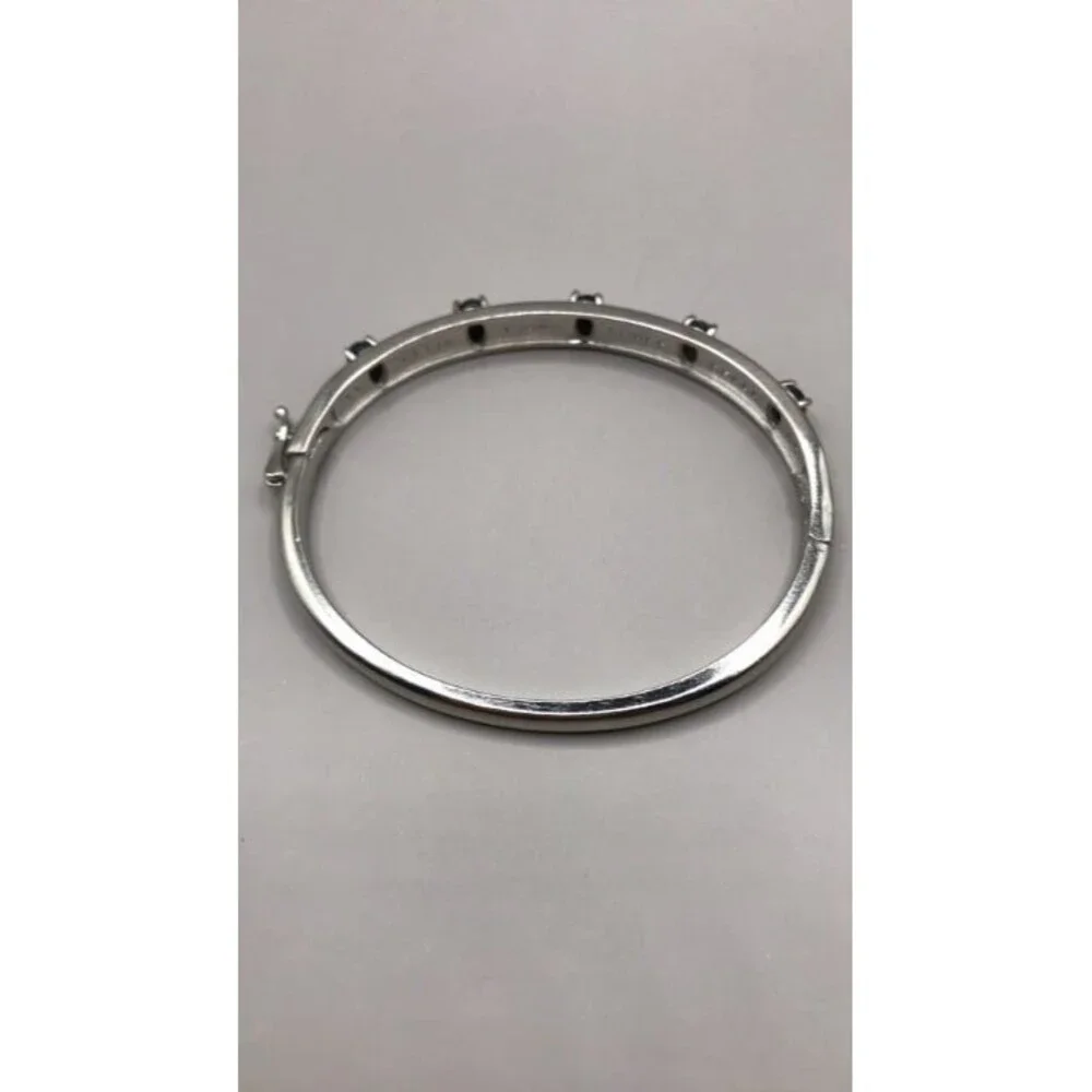 Beautiful Black Opal Bangle Bracelet